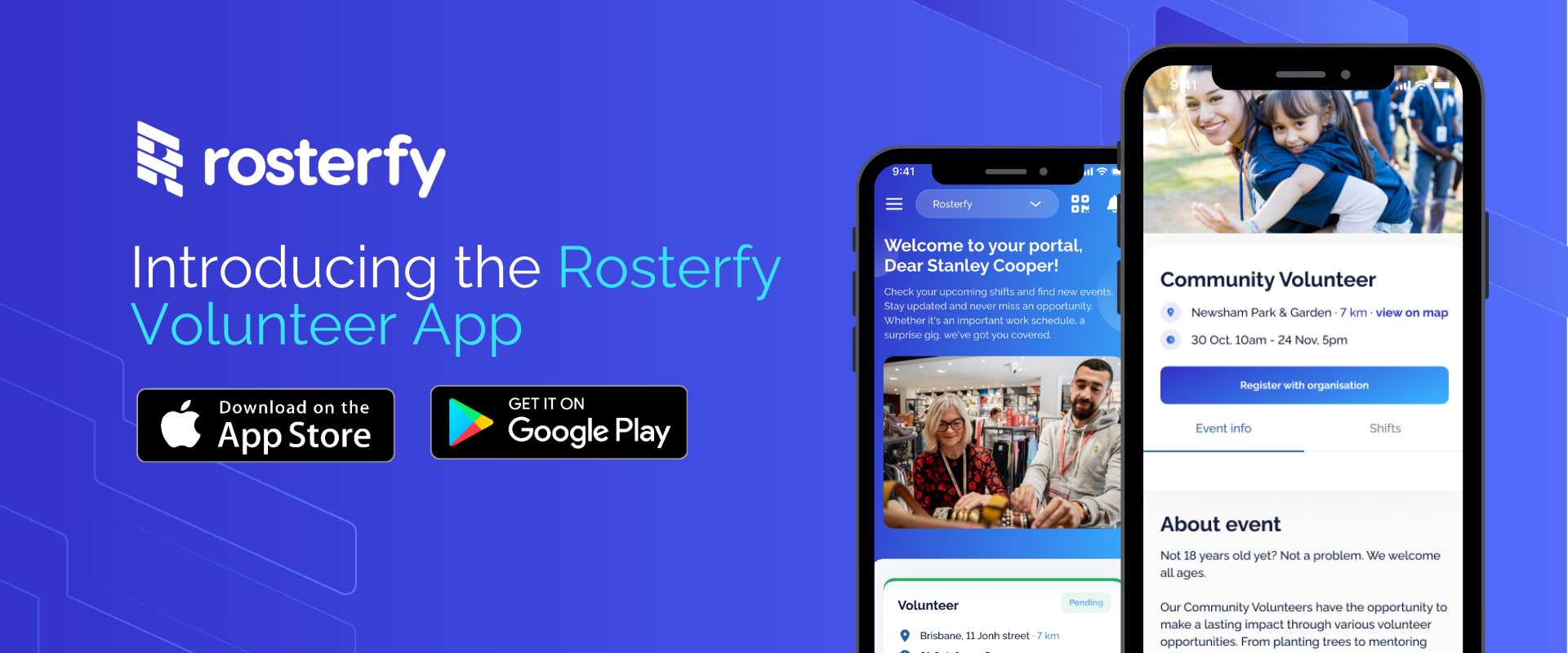 Rosterfy Volunteer App