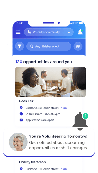 Rosterfy Notification AppAUSa AUS